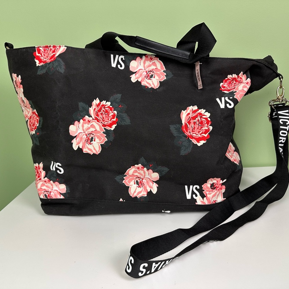 Victoria Secret Floral Print Weekender Bag